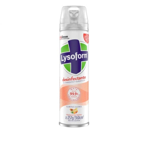 Desinfectante Aerosol Aroma Frutal Lysoform 360 cc