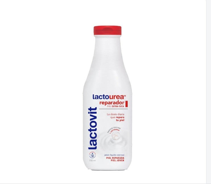 Jabón Líquido Cremoso Reparador piel Extra Seca Lactourea Lactovit 700 ml