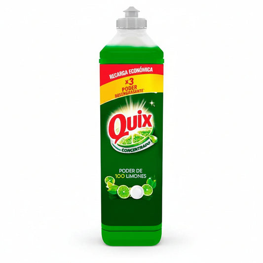 QUIX Lavalozas Recarga Esencia Limón Concentrado 1.5lt