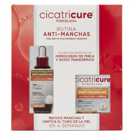 Pack Cicatricure Porcelana Sérum Peeling 30ml + Porcelana Crema Gel 50g