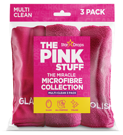 Paños Microfibra The Pink Stuff Pack 3 un