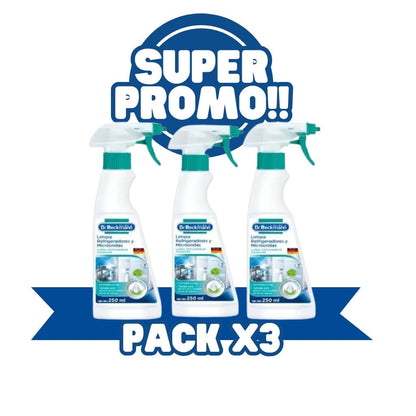 DR.BECKMANN Refrigeradores y Microondas En Spray 3x250cc