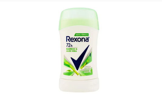 Rexona Desodorante Mujer Antitranspirante En Barra Bamboo Y Aloe vera 45 gr