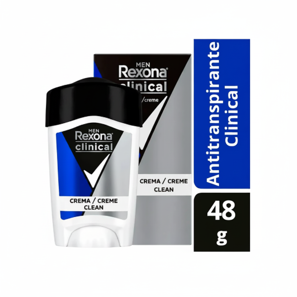 REXONA Antitranspirante crema Clinical Clean - 48gr