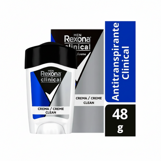 REXONA Antitranspirante crema Clinical Clean - 48gr