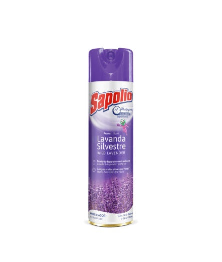 SAPOLIO DESODORANTE AMBIENTAL LAVANDA 360 ML