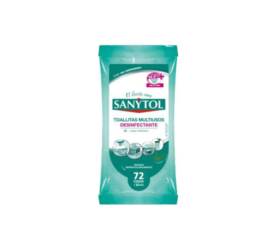 Sanytol Toallitas Húmedas Desinfectantes Multiusos (72 unidades)