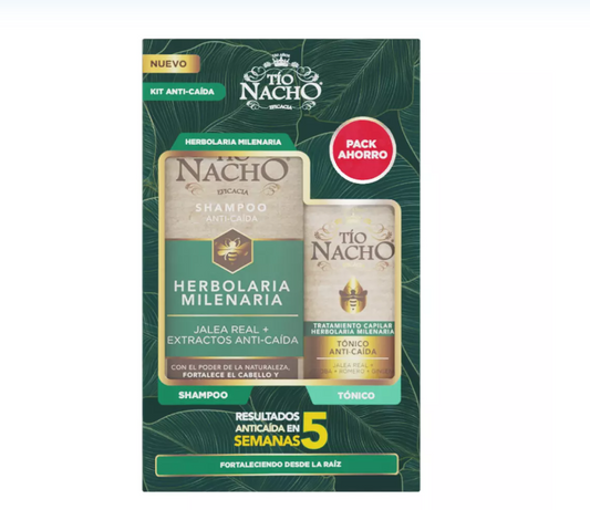 Pack Tío Nacho Herbolaria 415ml + Tratamiento 90ml