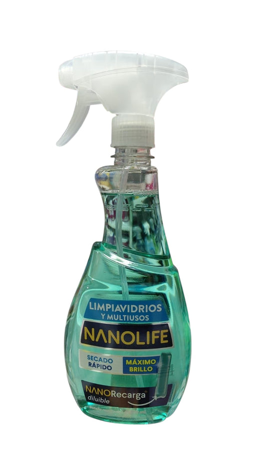 Nanolife Limpia Vidrios Kit inicial lleno