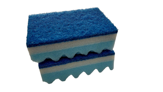 Esponja Mágica celeste de loza x 2 unidades