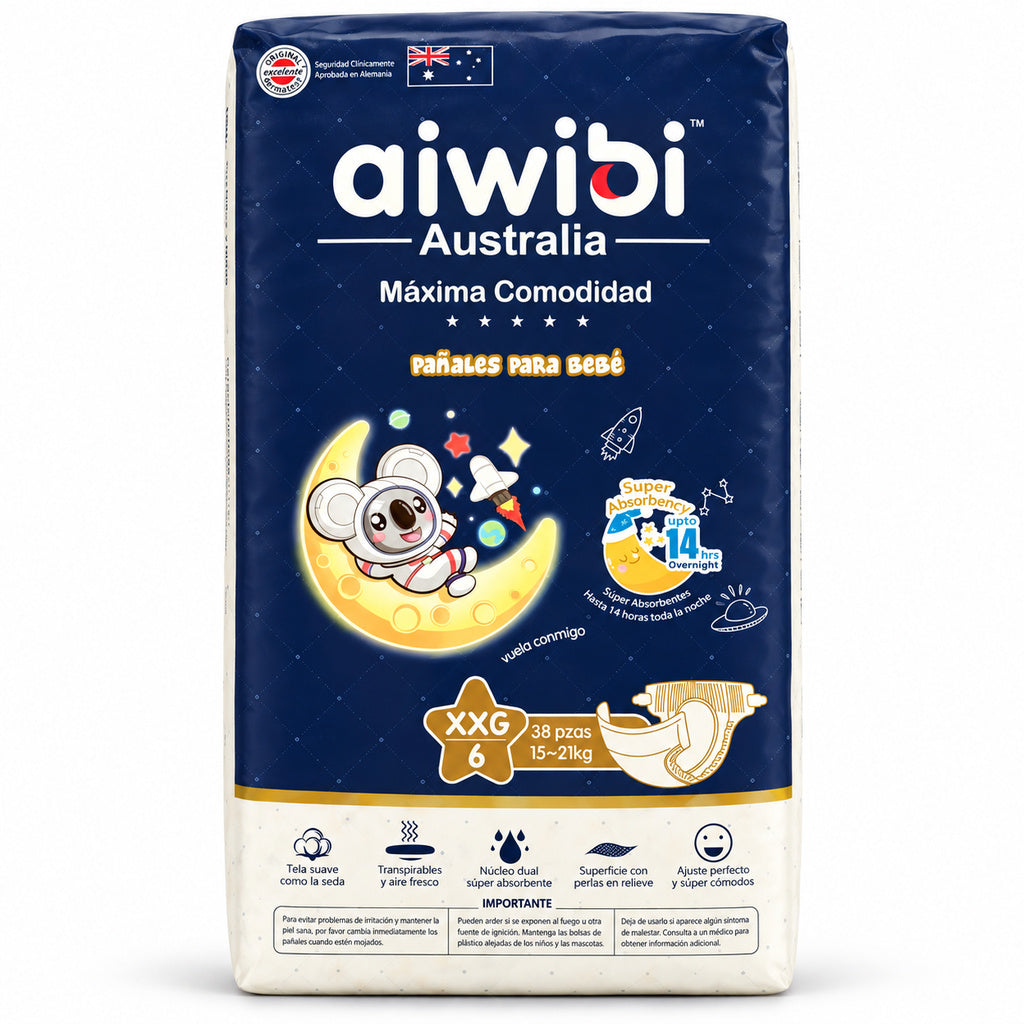 Pañales Aiwibi Dulce Noche XXG – 38 unidades