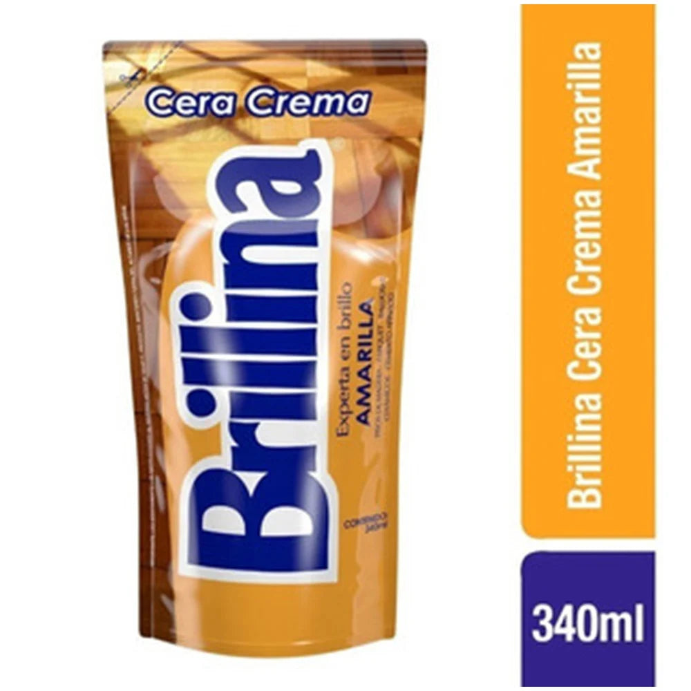 Cera Crema BRILLINA Amarilla 340ml