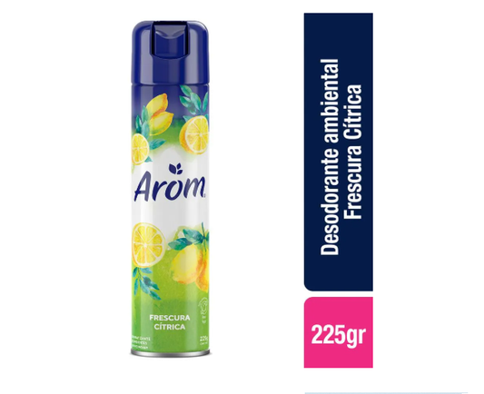 Desodorante Ambiental Arom Frescura Cítrica 225 g