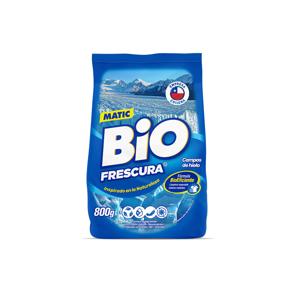 Detergente En Polvo BIO Frescura - Campos de Hielo 800 gr