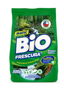 Detergente Polvo Verde Bio Frescura Bolsa 800 g (VERDE)