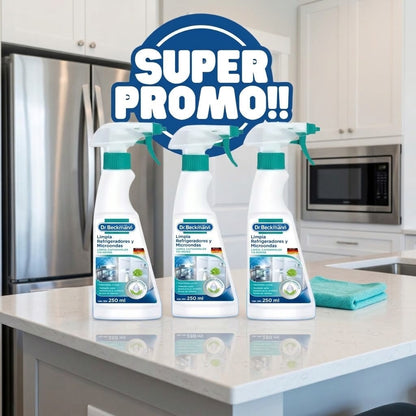 DR.BECKMANN Refrigeradores y Microondas En Spray 3x250cc