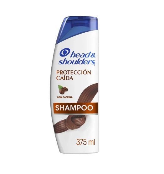 Shampoo Head & Shoulders Protección Caída con Cafeína 375 ml