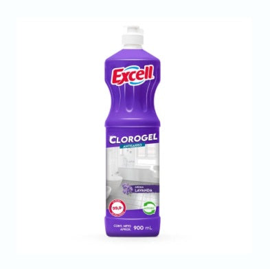 Cloro Gel Antisarro – Lavanda – Excell – 900 ml