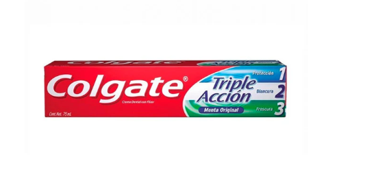 Pasta Dental Colgate Triple Acción Menta Original 75ml