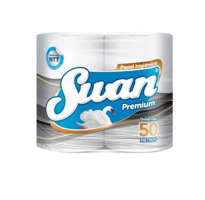 Papel Higiénico Swan 50 metros x4 doble hoja