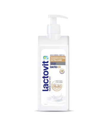 Lactovit Crema corporal piel seca de Almendras Protein Calcium 400 ml