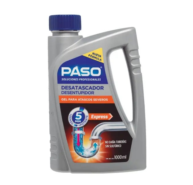 Desatacador gel atascos severos 1 litro Paso