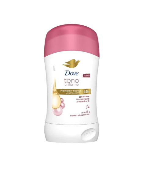 Dove Desodorante Barra Tono Uniforme Caléndula y Vitamina E - 45g