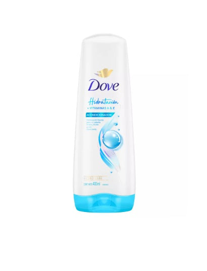 Dove Acondicionador Hidratación con Vitamina A y E 400ml