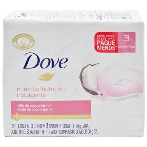 Dove Jabón con Coco y Jazmín x 3 unidades