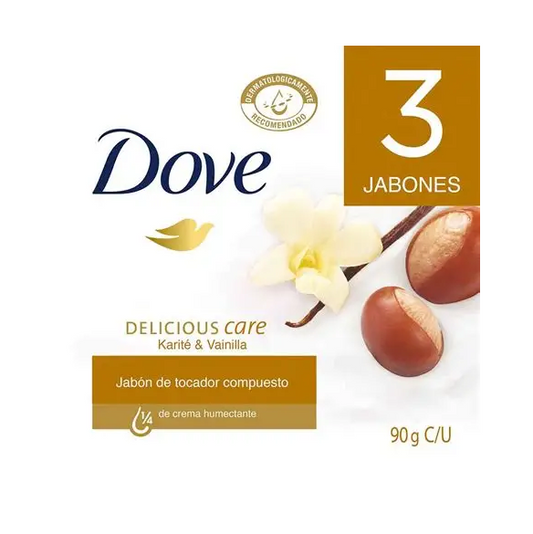 Dove Jabón con Karité x 3 unidades