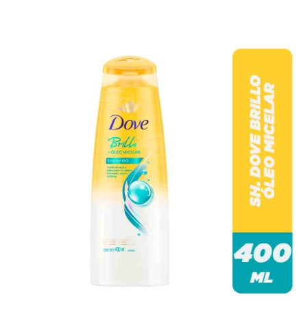 Dove Shampoo Brillo + Oleo Micelar 400ml