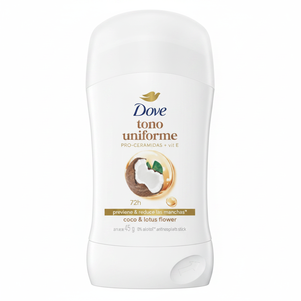 Desodorante en Barra Dove Tono Uniforme Coco y Flor de Loto - 45gr