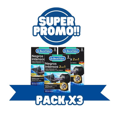 DR. BECKMANN Negros Intensos Pack 3 cajas