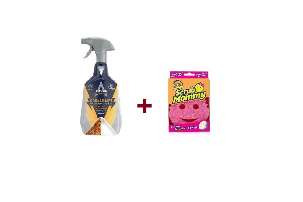 Astonish Eliminador de Grasa Power de 750 ml + Esponja Scrub Mommy o Daddy