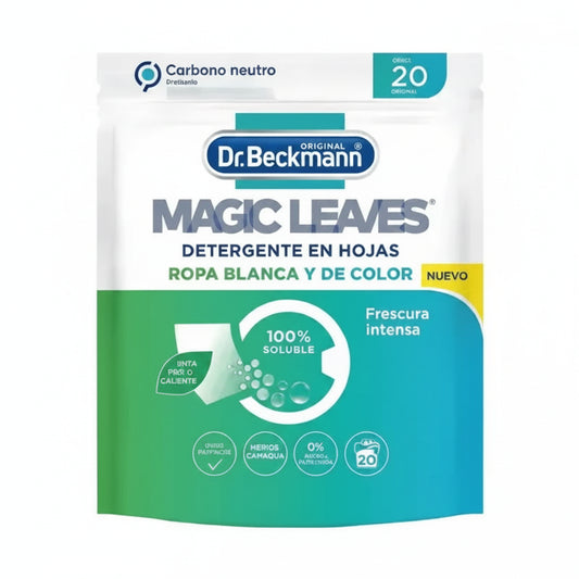 DR. BECKMANN Detergente en Laminas Esencia Frescura Intensa 20 Hojas