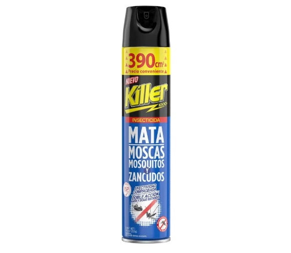 Insecticida Killer Moscas y Zancudos 390cc