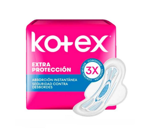 Toallas Higiénicas extra protección Día 8 und – Kotex