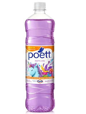 Limpiador Líquido POETT de 900 ml - Aroma Espíritu Play