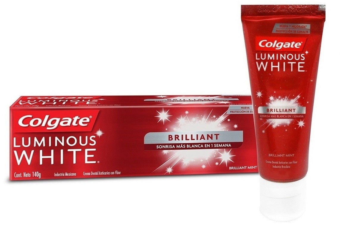 Colgate Pasta de Dientes Luminous White Brilliant 90g