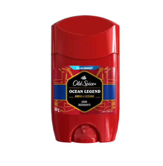 Desodorante Barra Old Spice Ocean Legend Aroma Océano - 50gr