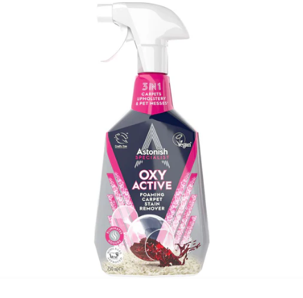 Limpiador Quitamanchas 3 en 1 Oxy Active Astonish 750 ml