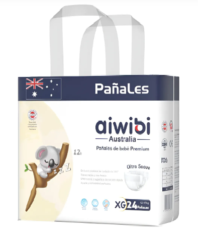 Pañales Aiwibi Ultra Suave XXG (X2) 22 Und (X 3 PAQ $5.690)