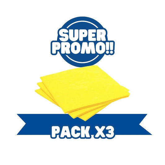 Paño Amarillo Multiusos x 3 unidades
