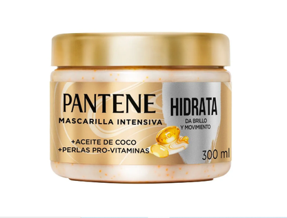 Mascarilla Pantene Pro-V Miracles Hidrata Brillo y Movimiento 300 ml