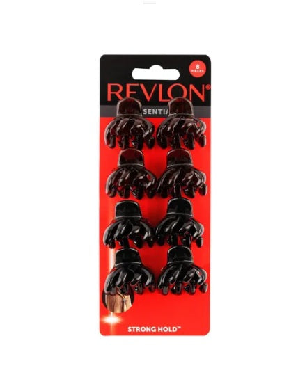 Pinches Revlon Essentials Tiny Octopus Clips 8un