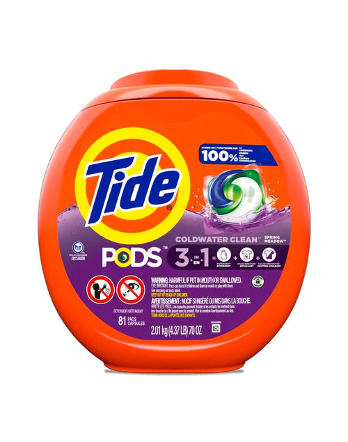 Detergente TIDE 3 en 1 - 81 CÁPSULAS