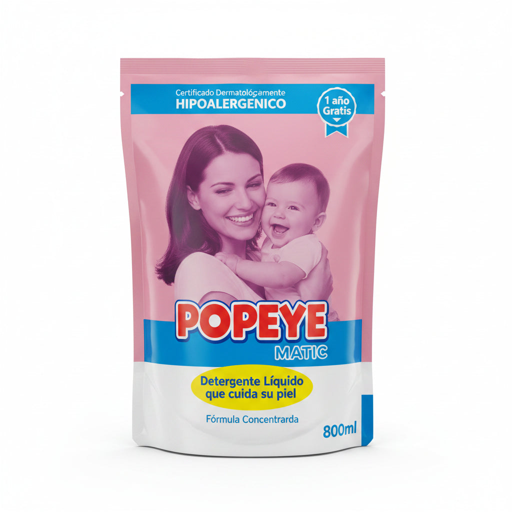 POPEYE Detergente Liquido Hipoalergénico 800 ml