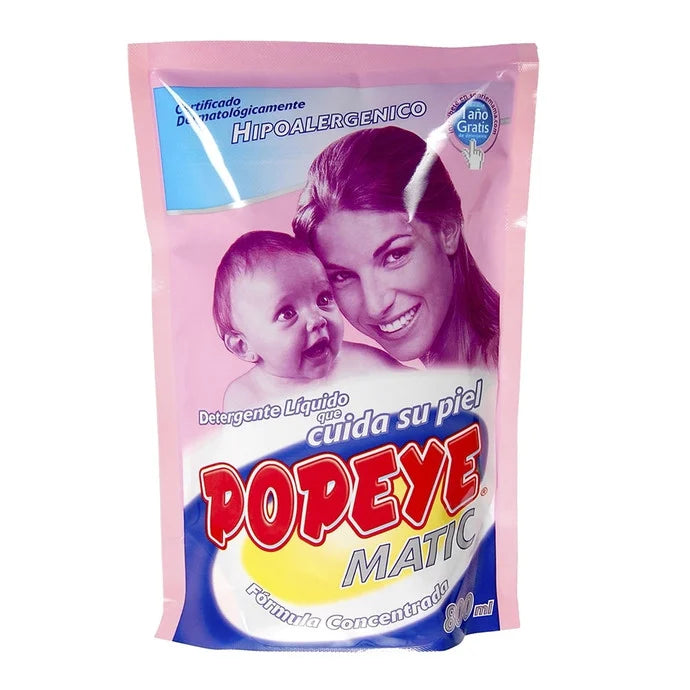 Detergente POPEYE - Hipoalergénico de 800 ml