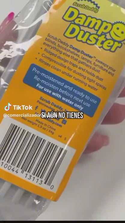 Scrub Daddy Damp Duster Atrapa Polvo y Pelos de mascota🐶