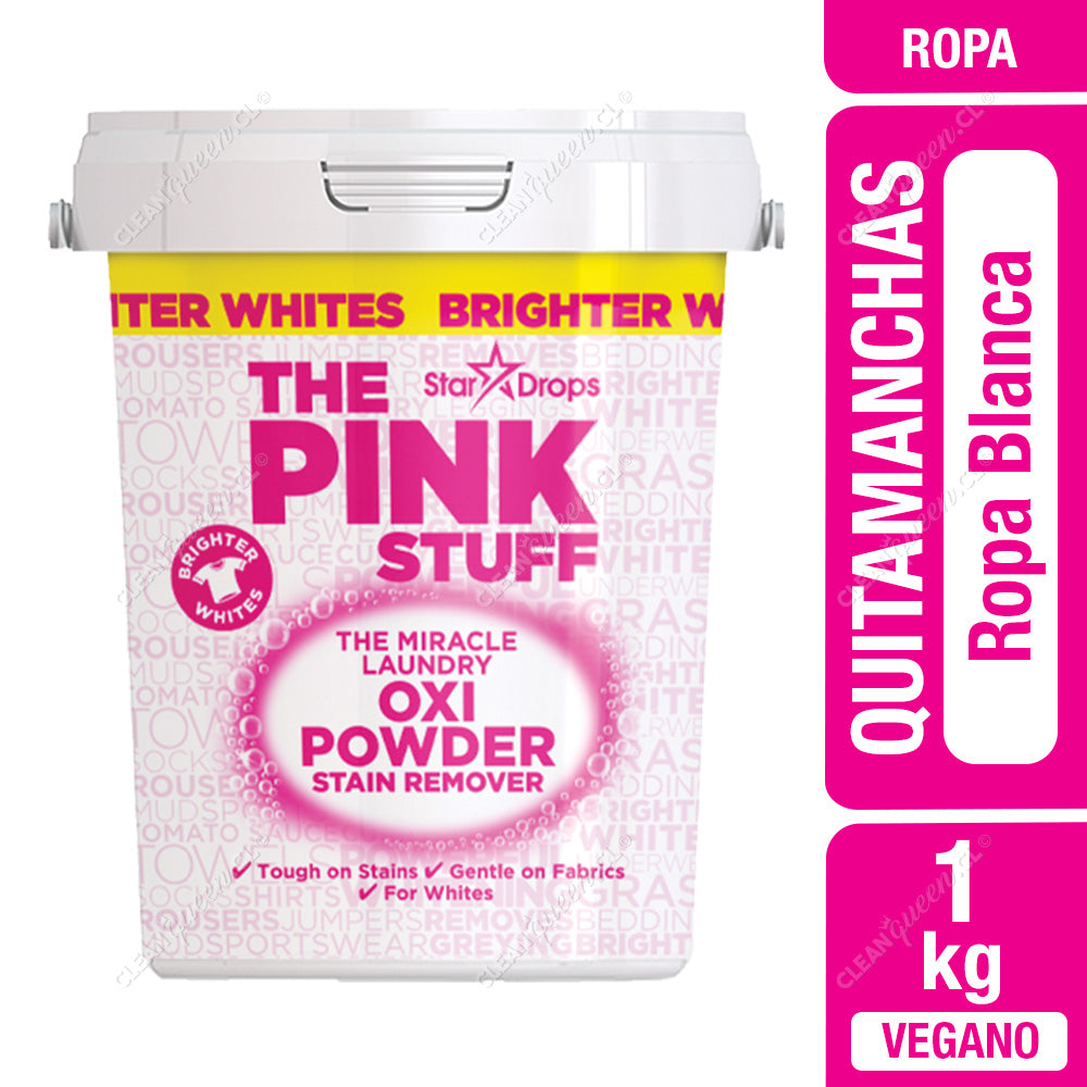 Quitamanchas polvo blanqueador The Pink Stuff 1 Kg